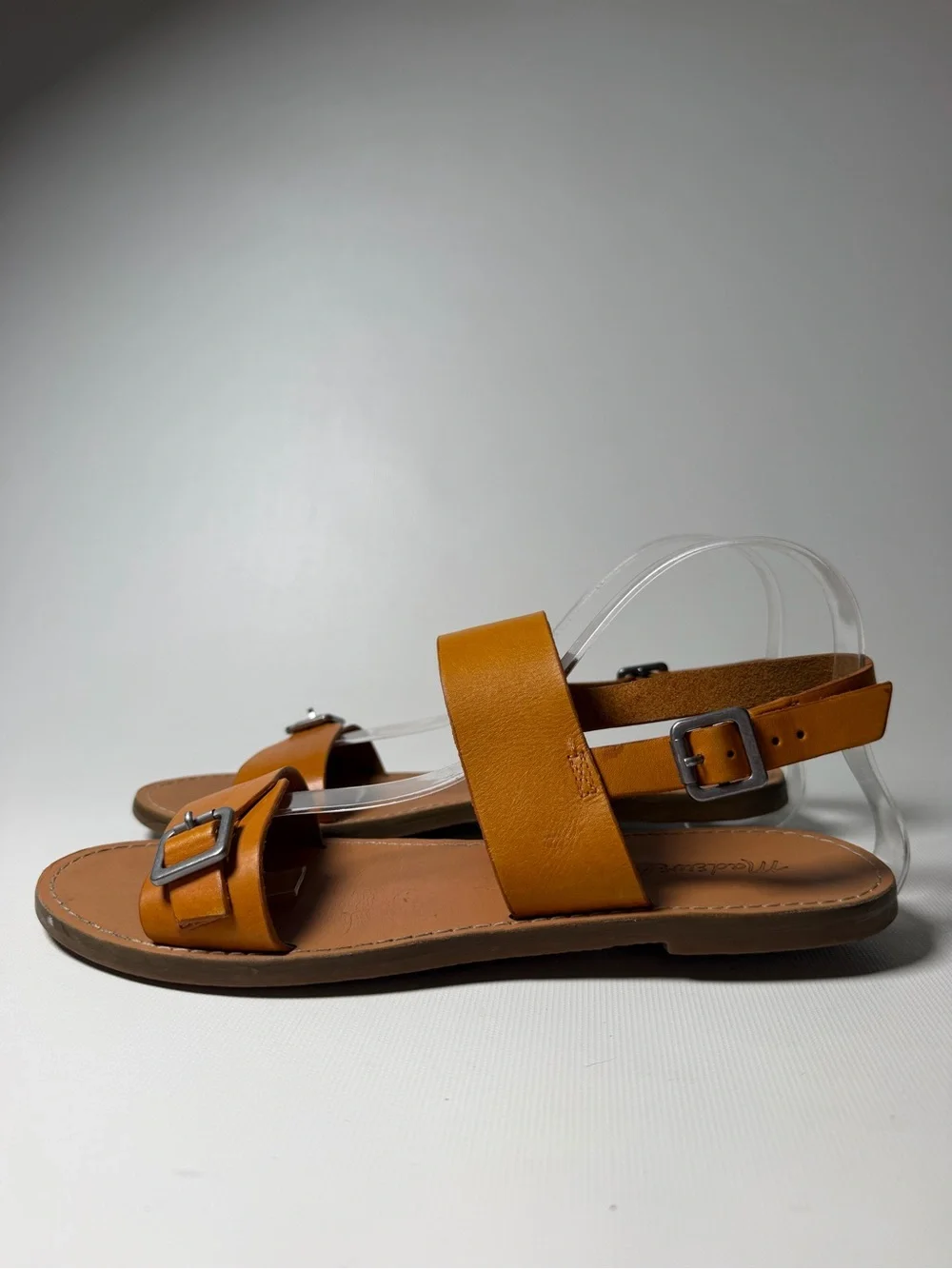 Madewell The Boardwalk Buckle Sandals - sz 9